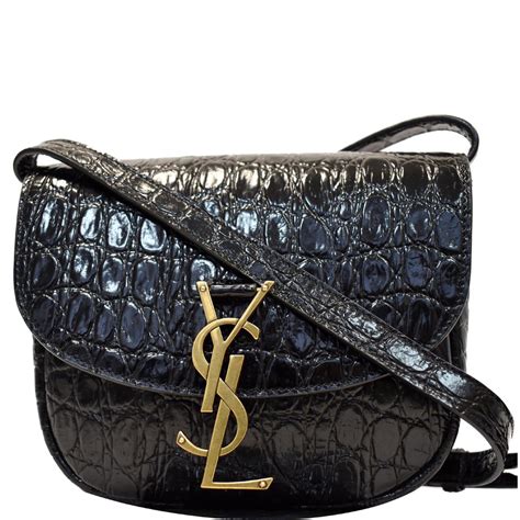 kaia ysl monogram leather crossbody bag|ysl croc embossed bag.